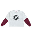 Phly P Two-Tone Sweatshirt (Ash/Maroon)