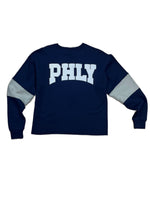 Phly P Two-Tone Sweatshirt (Midnight Blue/Grey)