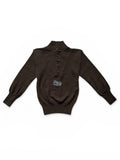 Phly Nature Gi Wool 5 Button Sweater (Brown)