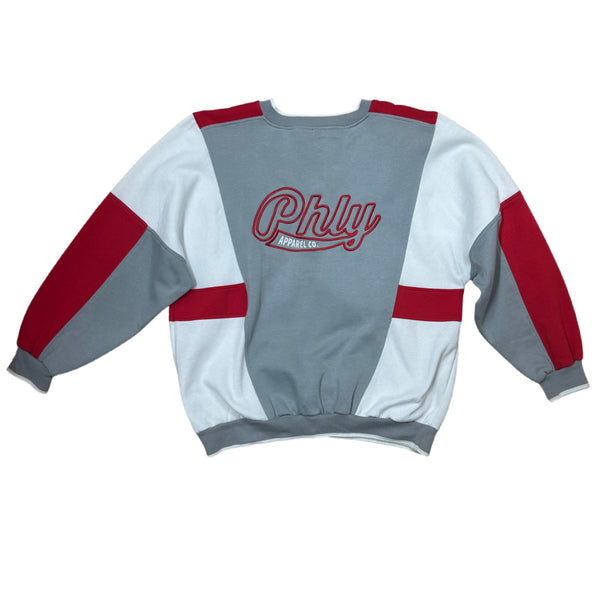 Phly 1980s Sweatshirt (Grey/White/Red)