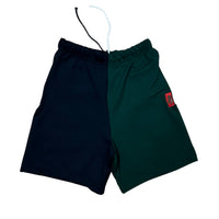 Phly Two Tone Sweat Shorts (Forest/Black)